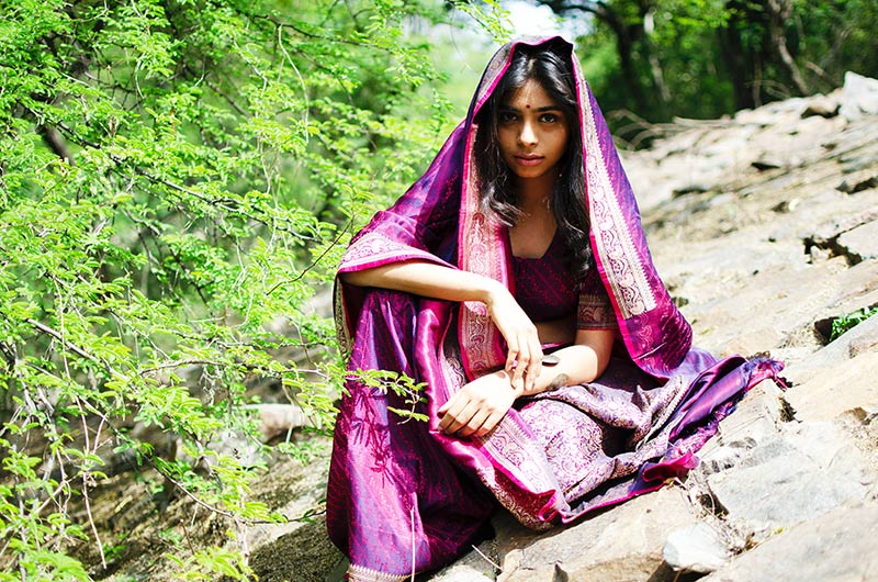 Как завязать сари