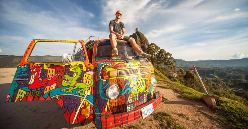 Автомобиль хиппи