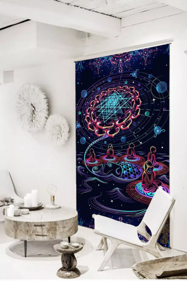 Флуоресцентные авторские полотна