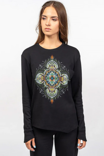 Женская кофта с принтом Mandala