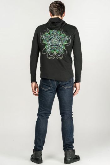 Авторская кофта с капюшоном «Yantra»