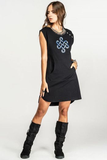 Платье черное Тайгета