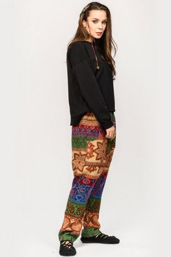 Авторские теплые штаны Саррацения