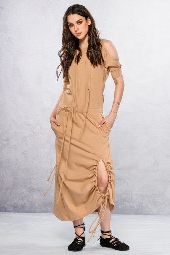 Платье с капюшоном Эйва