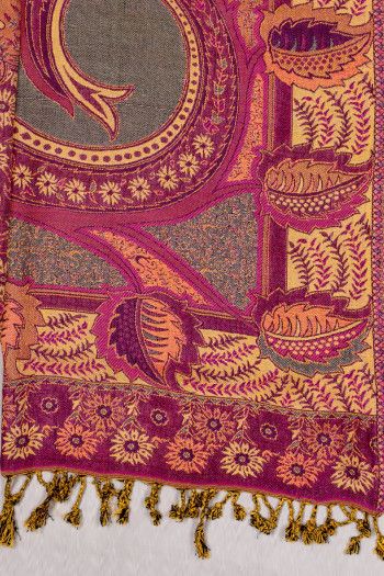Шарф с восточными узорами Кушинагар