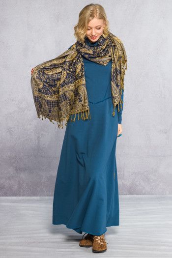 Демисезонный тонкий шарф Чалса