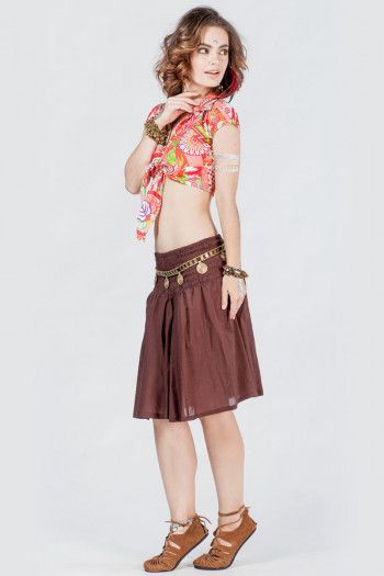 Топик летний с цветами Ванбах