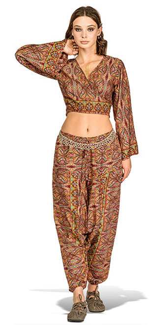 Женские восточные штаны алладины